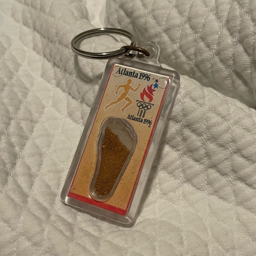 Atlanta 1996 Olympics Foot Where Keychain